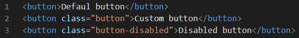Buttons HTML