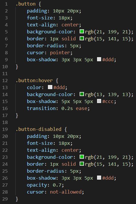 Buttons CSS