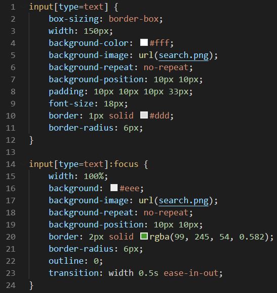 Forms CSS
