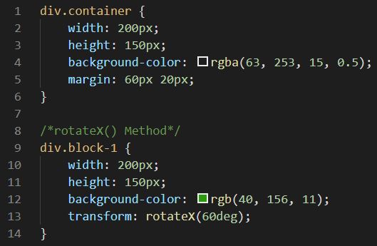 3D Transforms CSS