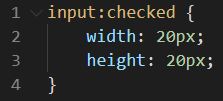 Селектор-псевдокласс checked CSS