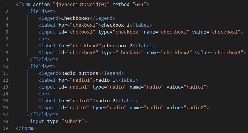 checkboxs&radio buttons